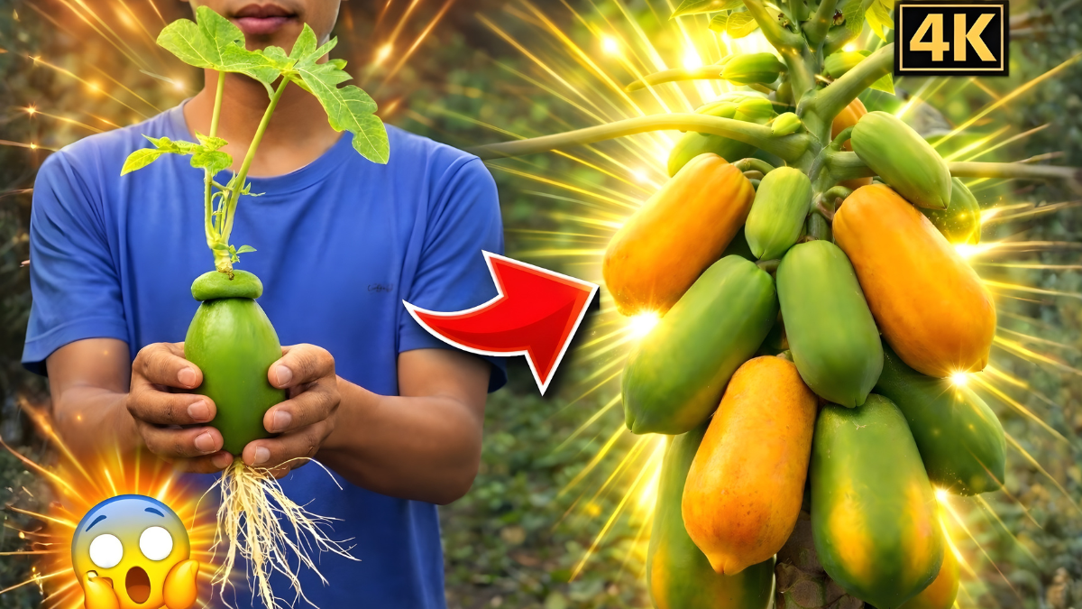 Grow Papaya Faster Than Seeds